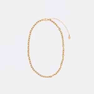 16" Charm Chain Necklace (Vintage Gold)