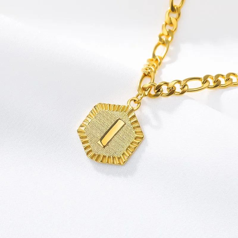 A-Z Initial Letter Anklets For Women Stainless Steel Anklet  21cm   10cm Figaro Chain Summer Beach Accessories Jewelry Gift