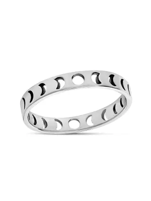 All The Phases Ring - Silver