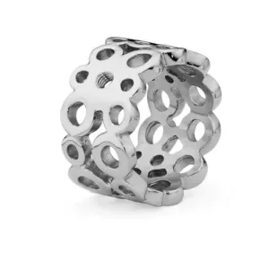 ANCONA WIDE QUDO BAND - Silver