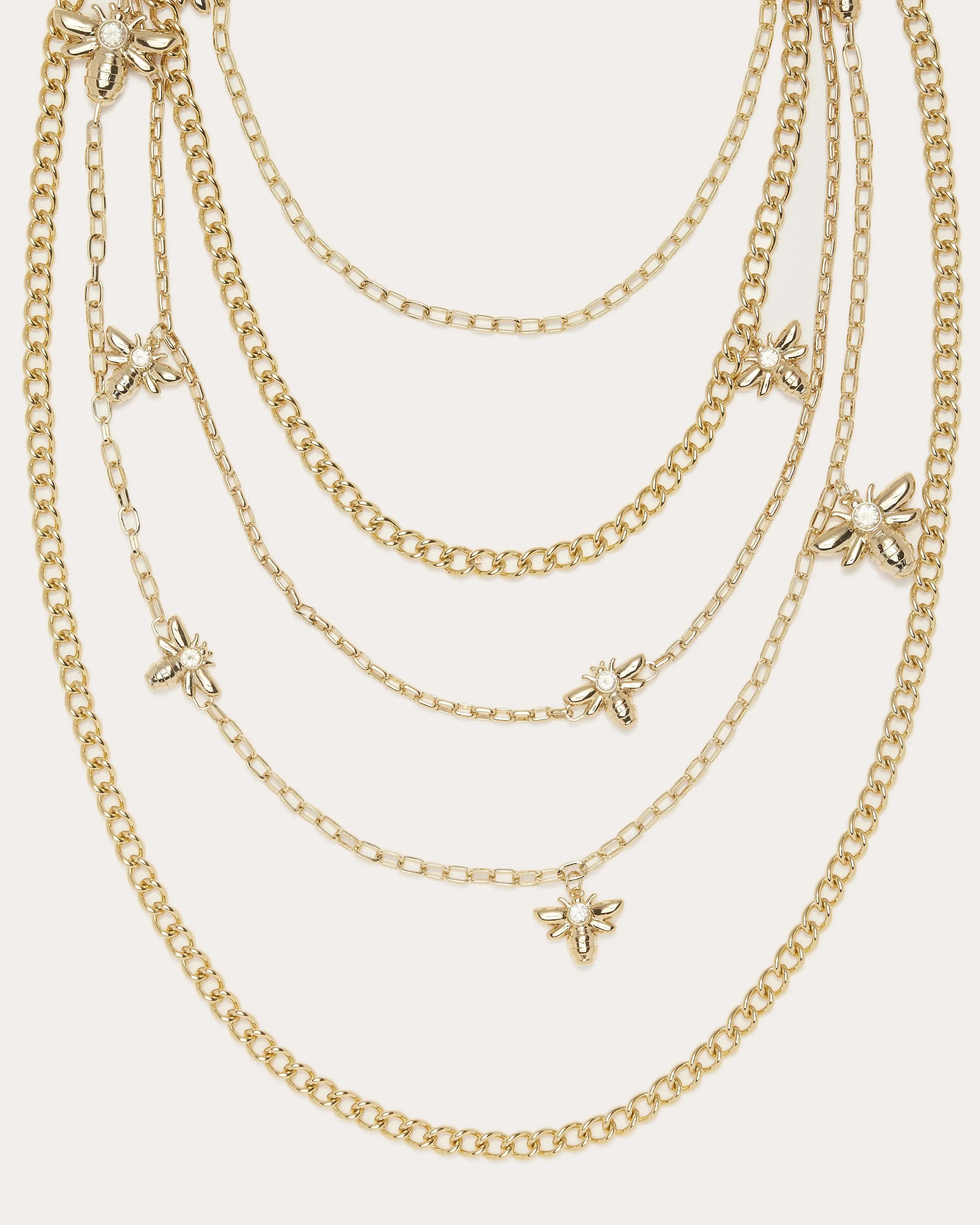 Angie Layered Bee Necklace