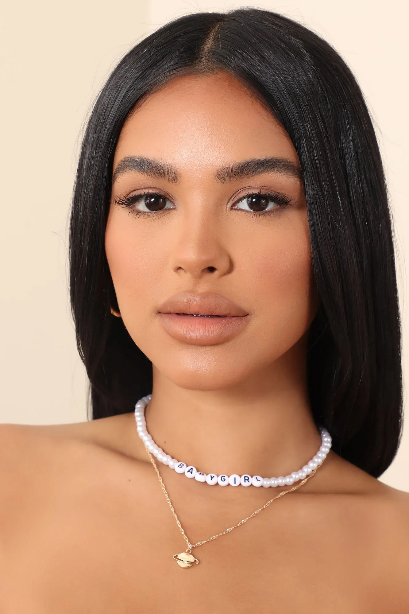 Babygirl Outta This World Layered Necklace - Gold/combo