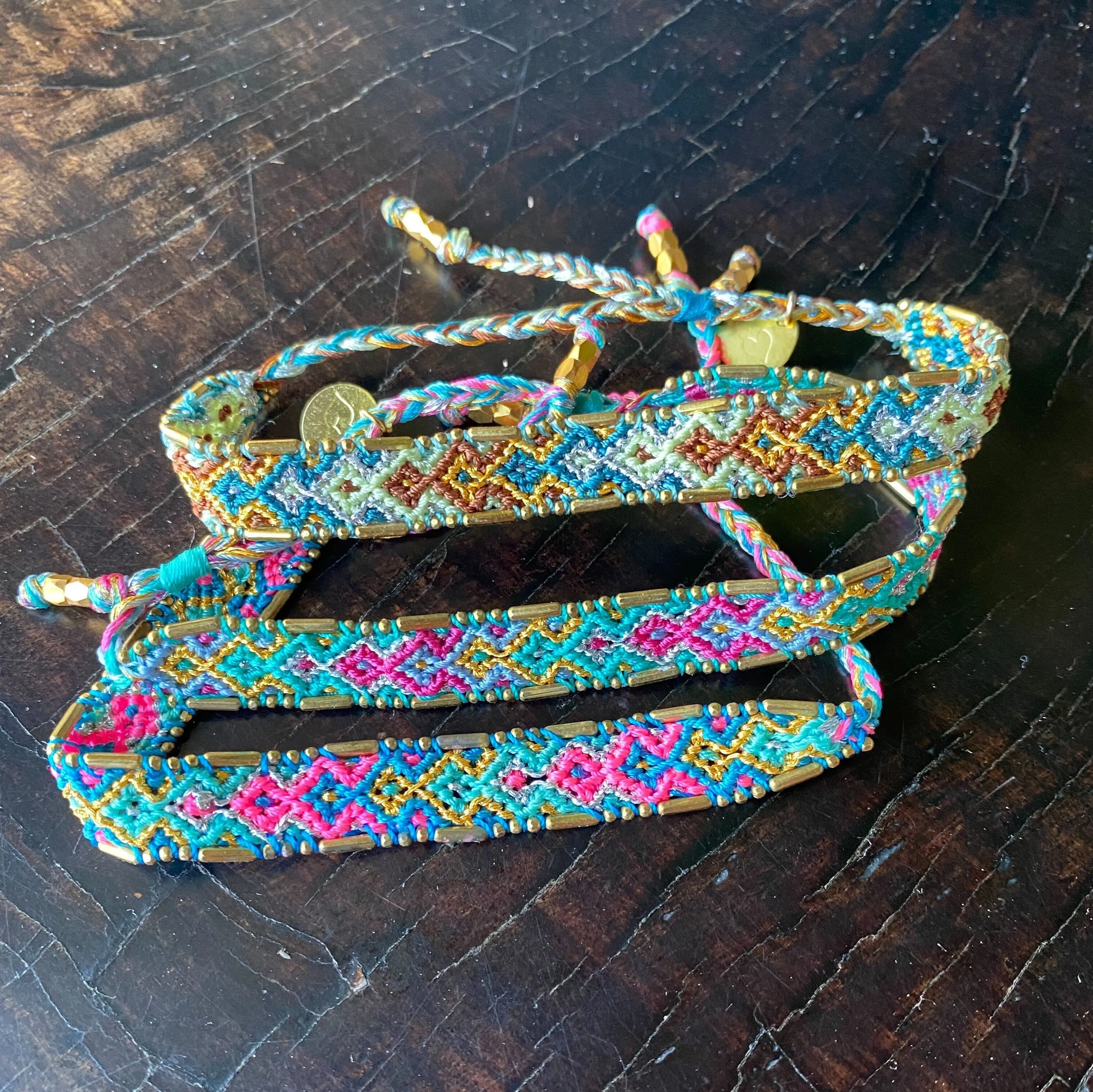 Bali Metallic Friendship Bracelet - Mirage Oasis