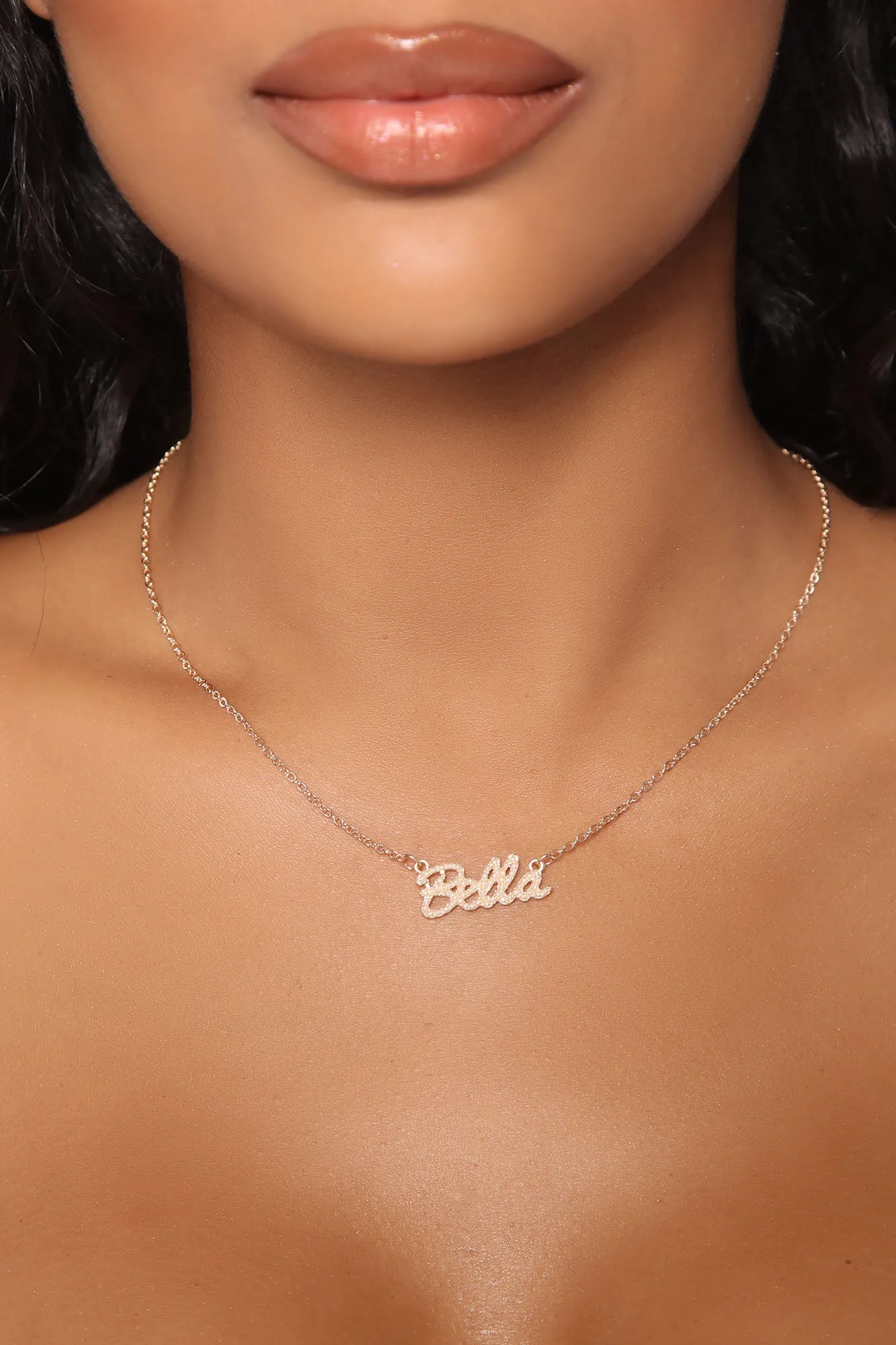 Bella Pearl Pendant Necklace - Gold
