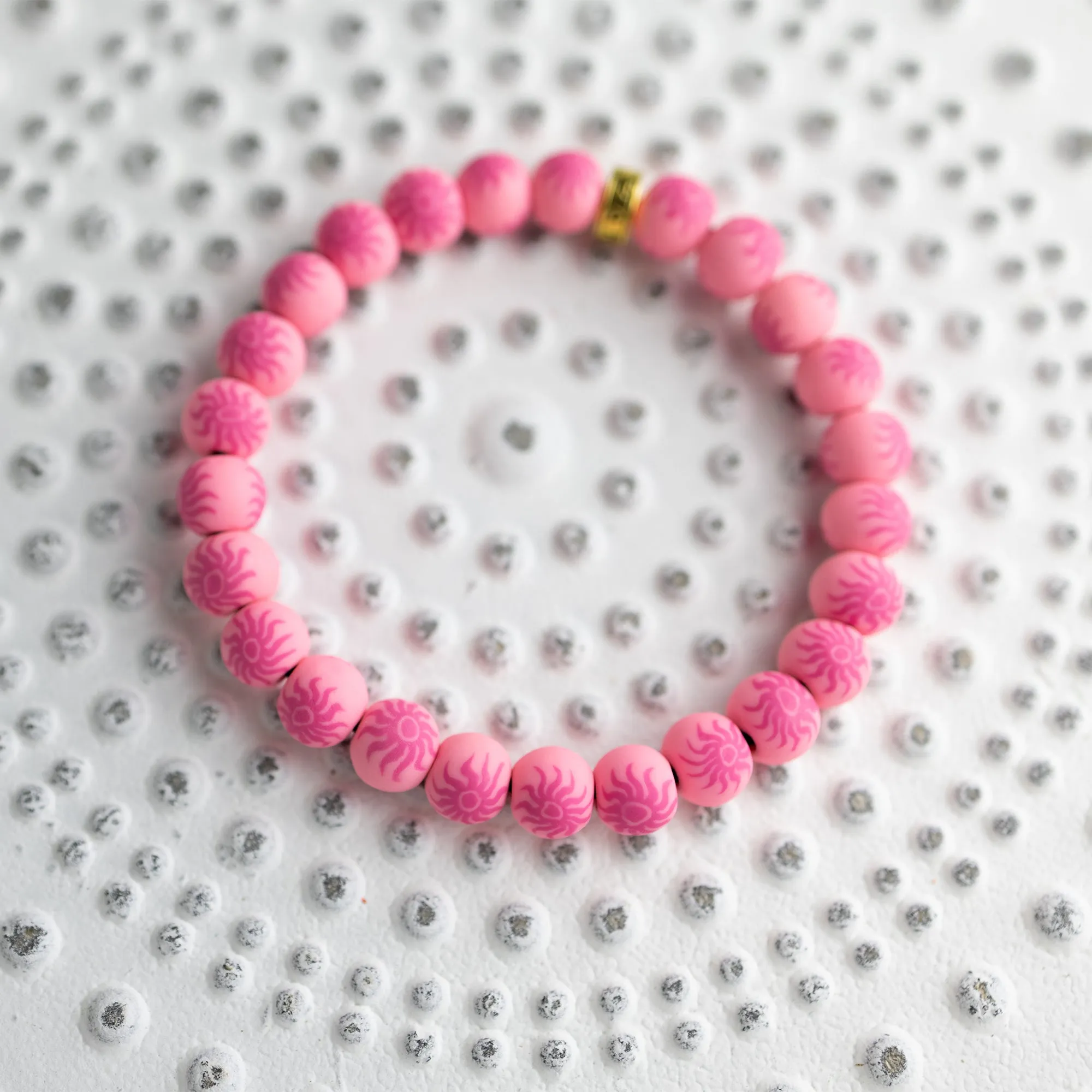Bubble Gum Sun Stack Bracelet