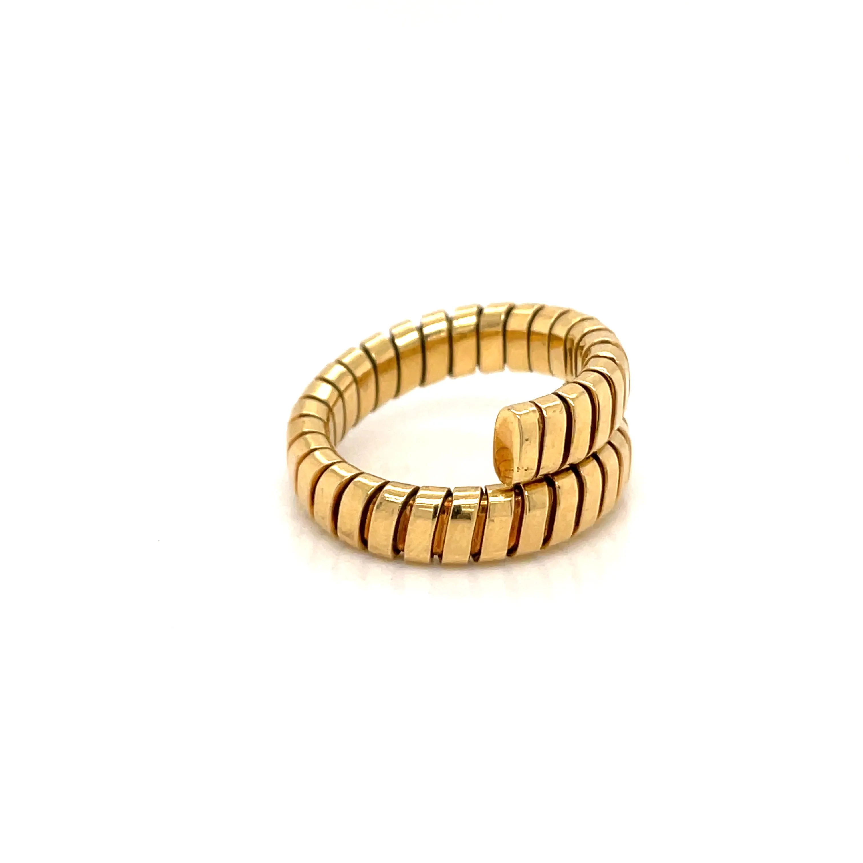 Bulgari Tubogas Gold Ring