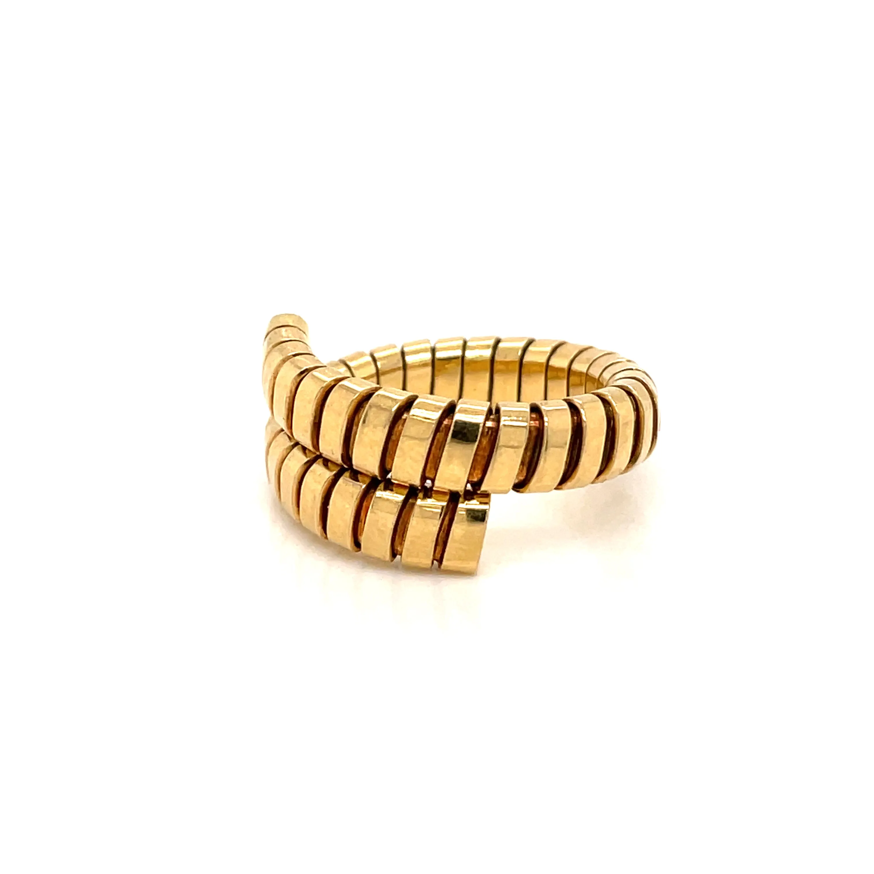 Bulgari Tubogas Gold Ring