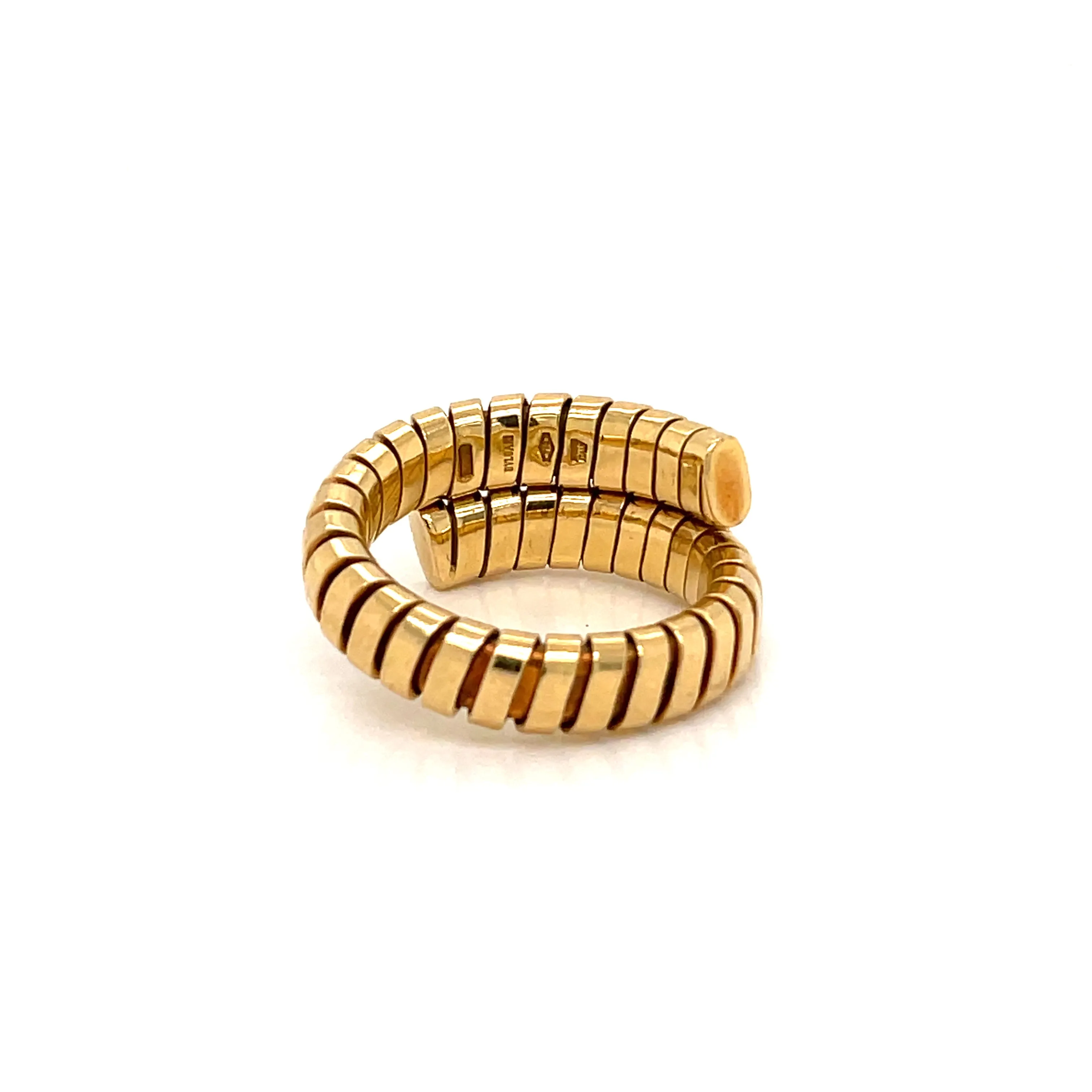 Bulgari Tubogas Gold Ring