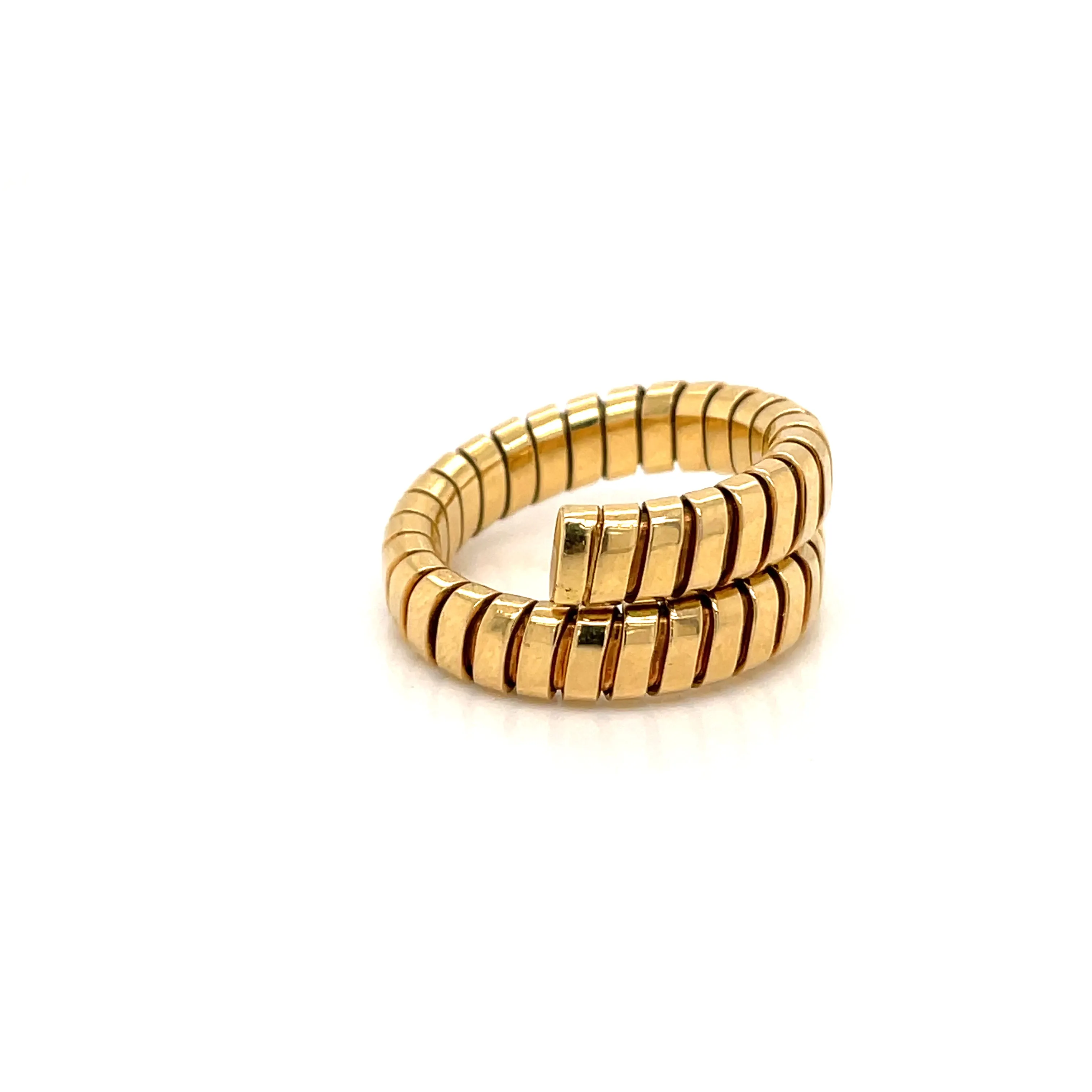 Bulgari Tubogas Gold Ring