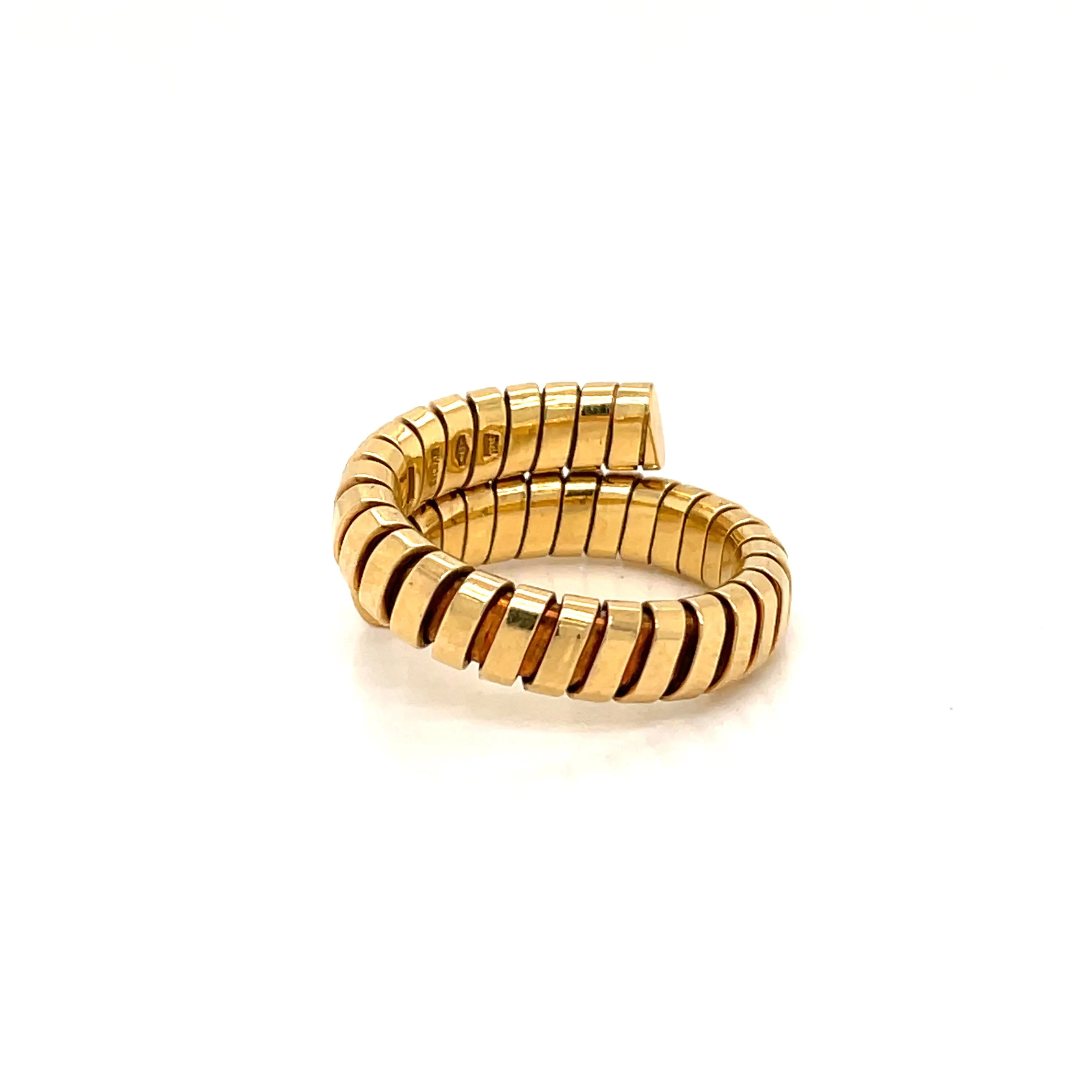 Bulgari Tubogas Gold Ring
