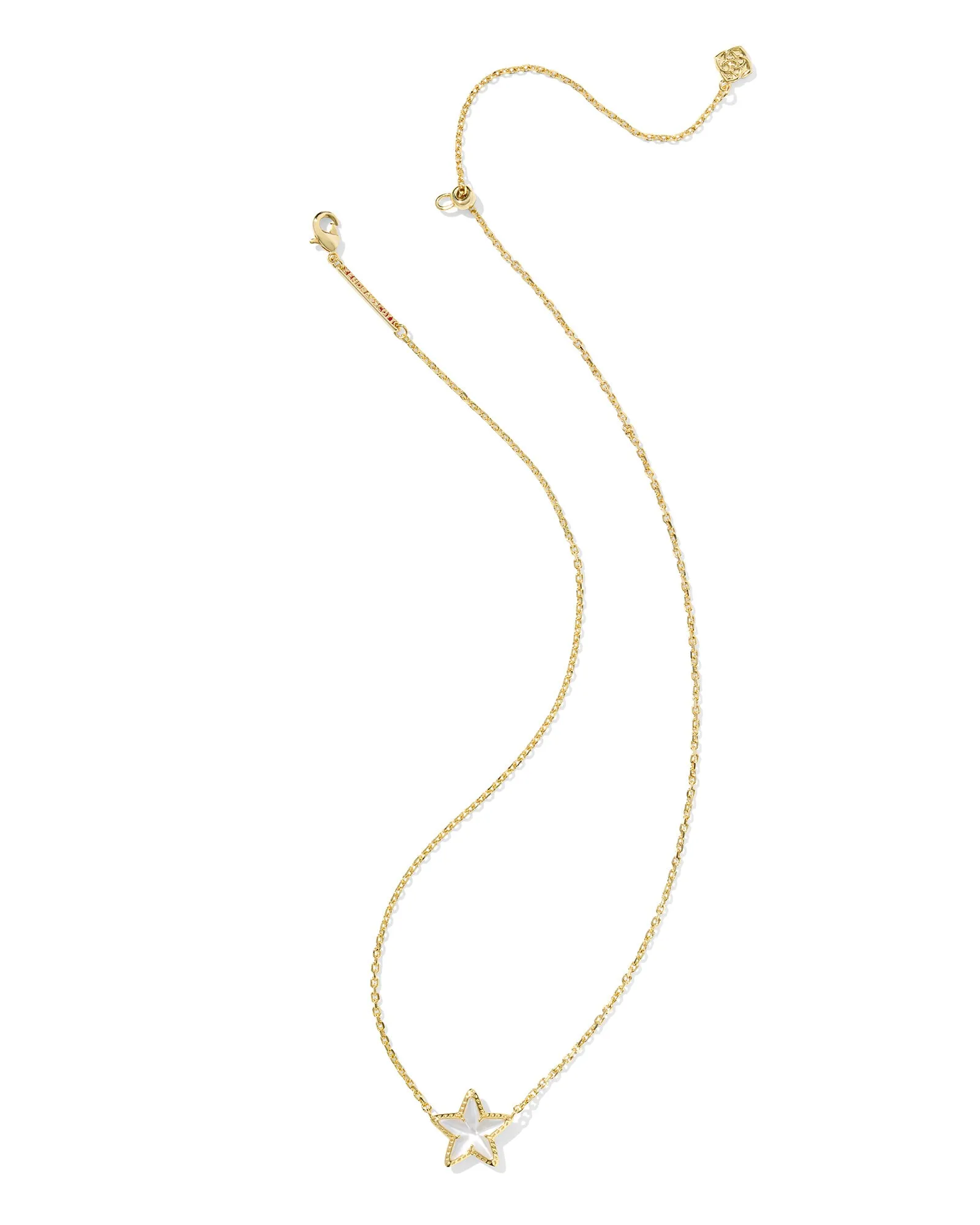 Cassidy Star Pendant Necklace Gold Ivory MOP