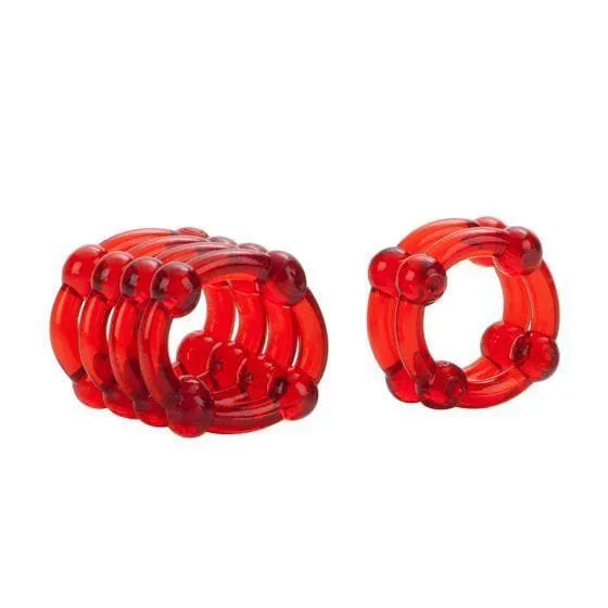 Colt Erection Enhancer Penis Rings 2 Pack 1 Tier and 4 Tier Ring Set
