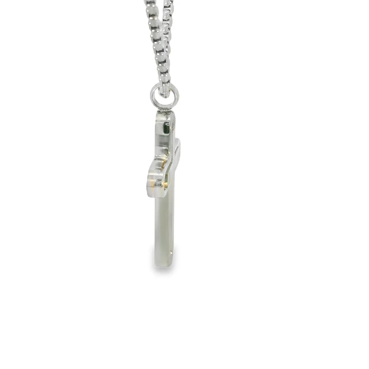 Elegant Stainless Steel Cross Pendant