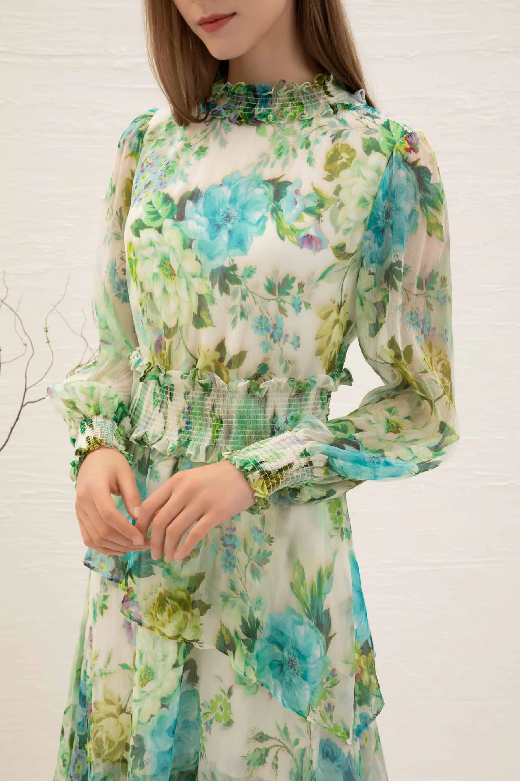 GDS Rosie Silk Dress | Print