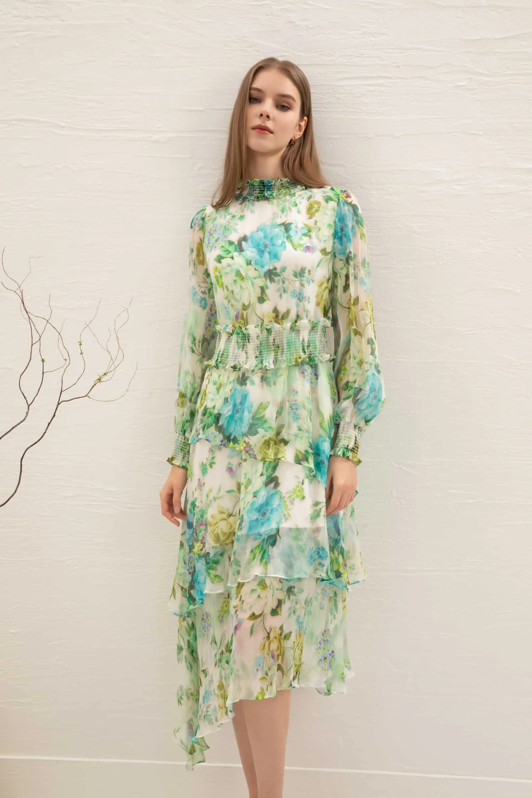 GDS Rosie Silk Dress | Print