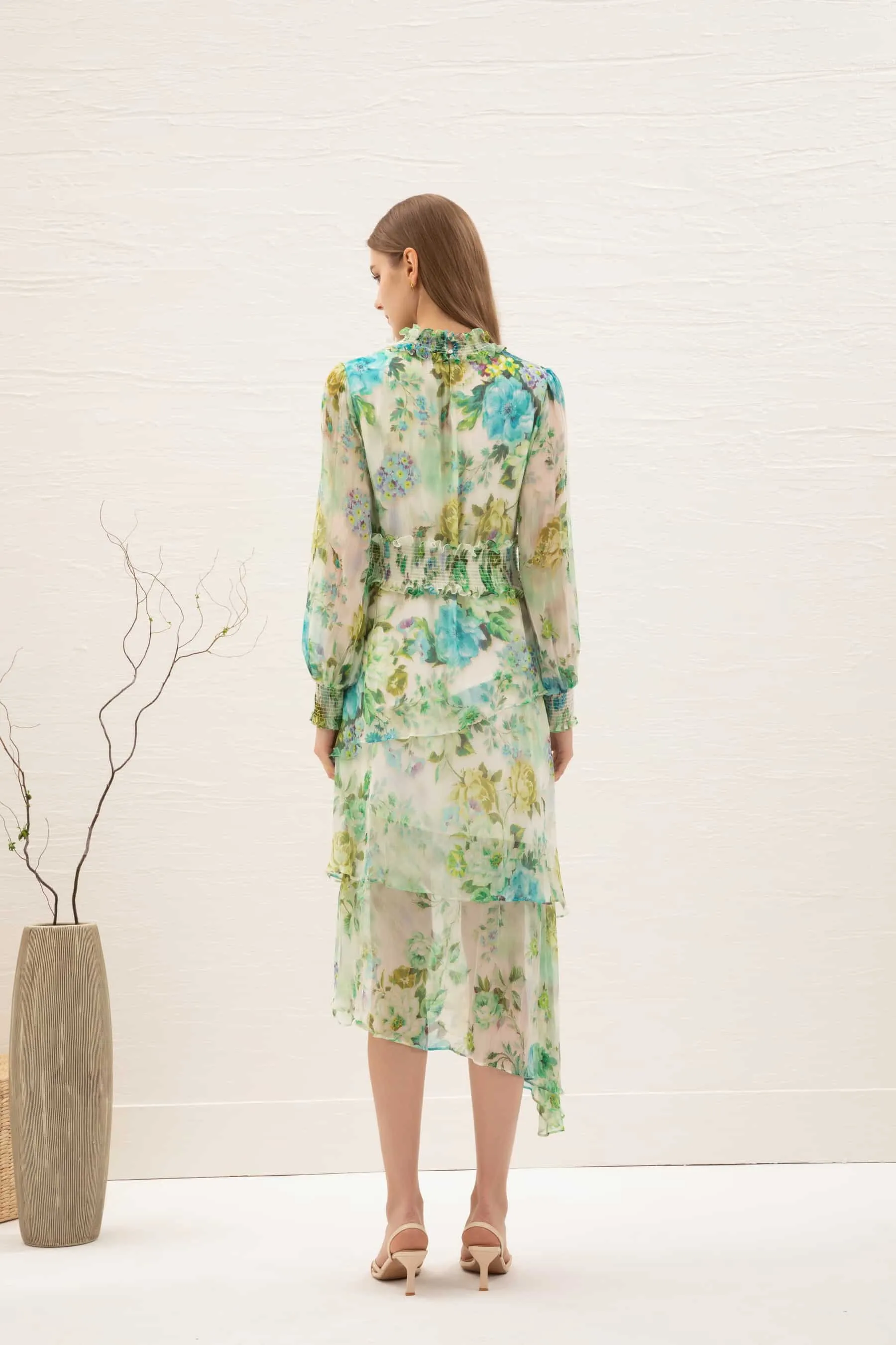 GDS Rosie Silk Dress | Print