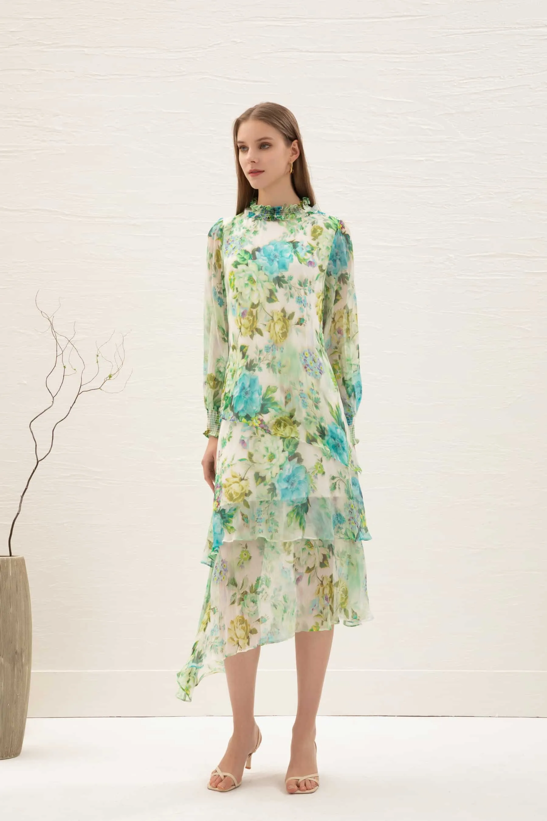 GDS Rosie Silk Dress | Print