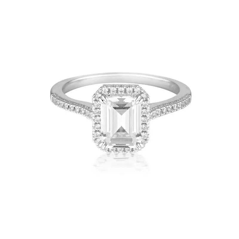 Georgini Iconic Bride Violet Silver Ring
