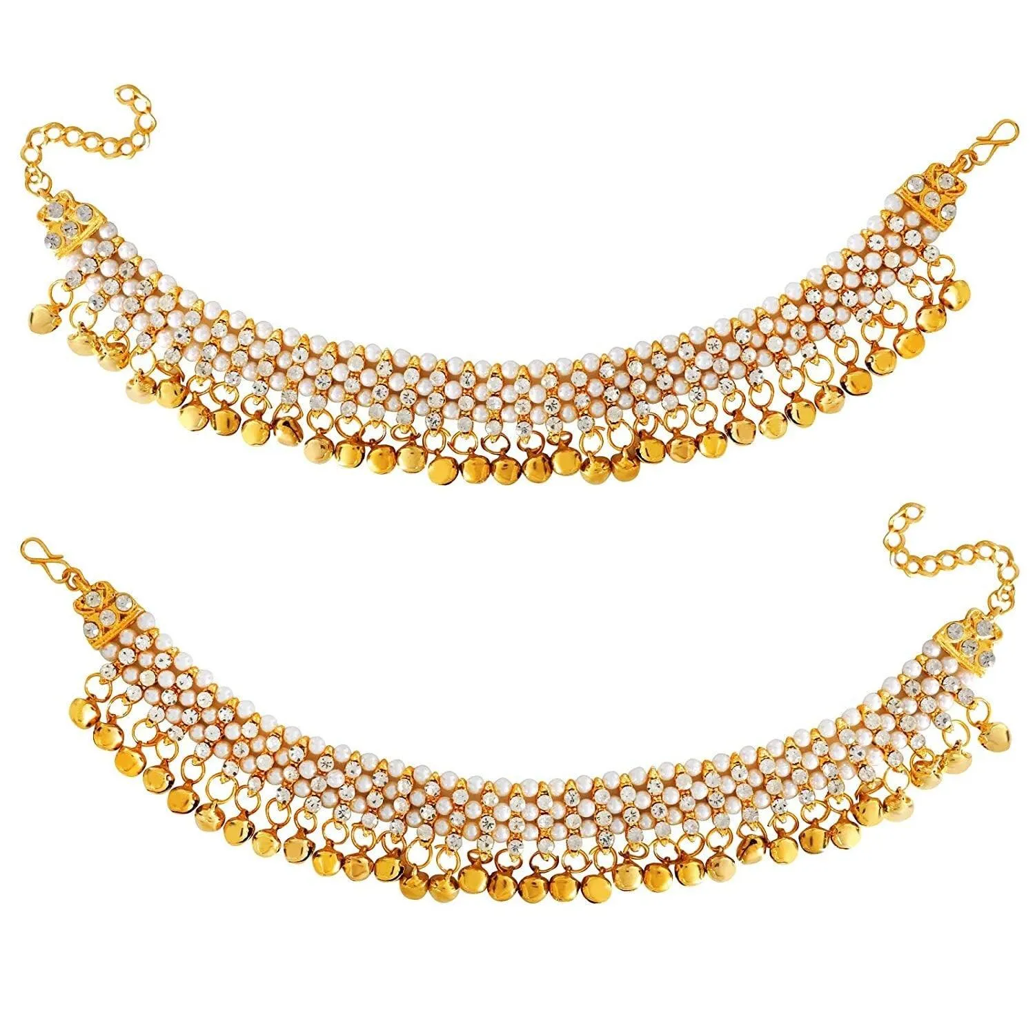 Ghungroo Gold Plated Alloy Anklet