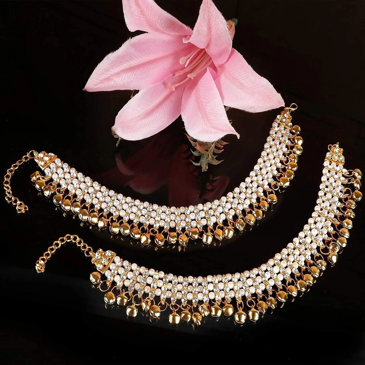 Ghungroo Gold Plated Alloy Anklet