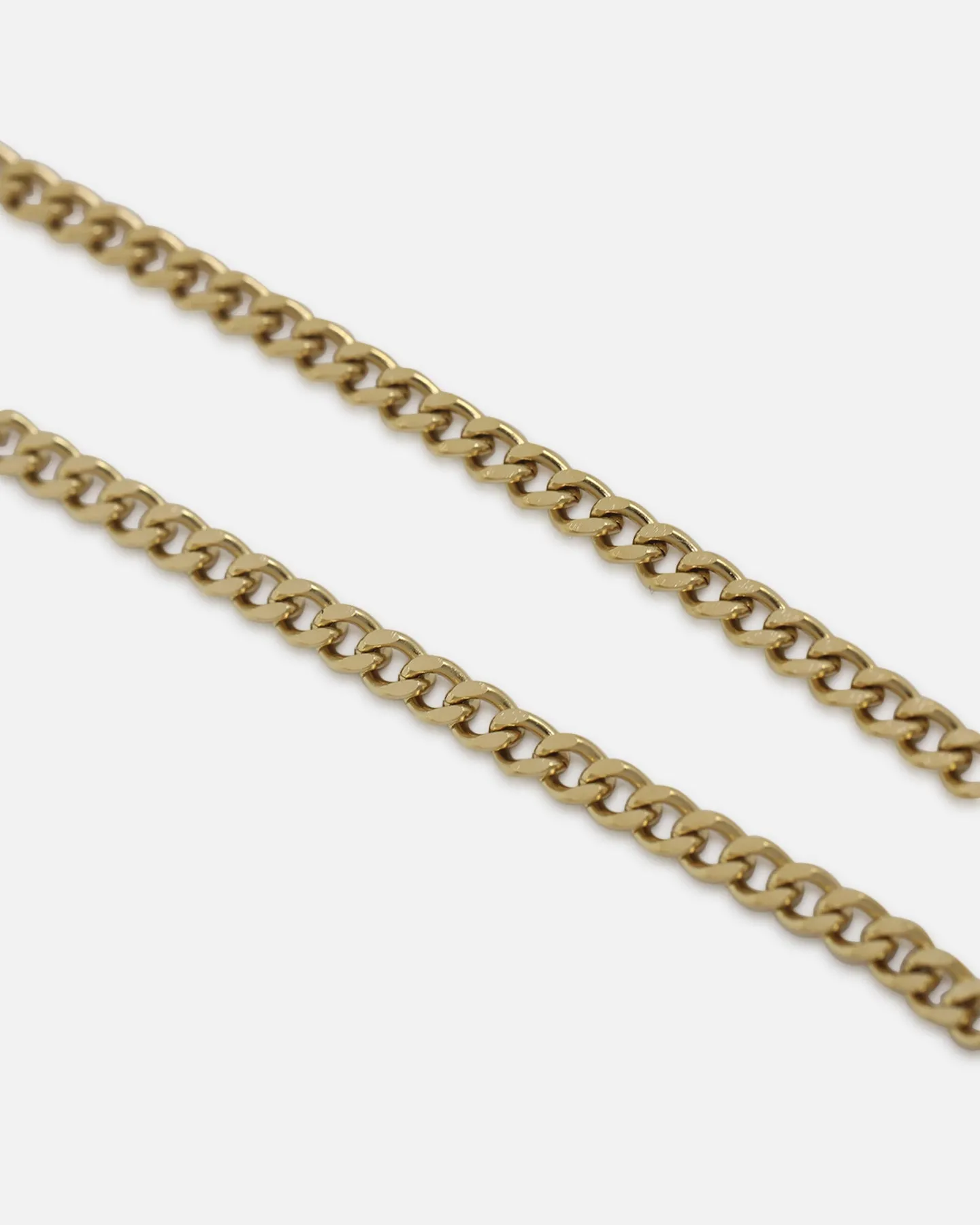 Guess Mainline 21" Lion Pave Charm Necklace Gold