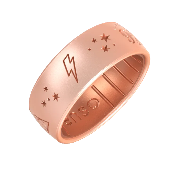 Harry Potter Silicone Ring - Harry Potter Glasses - Rose Gold/Copper