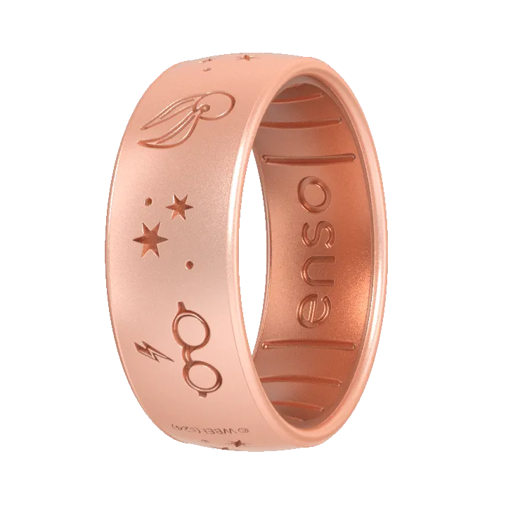 Harry Potter Silicone Ring - Harry Potter Glasses - Rose Gold/Copper