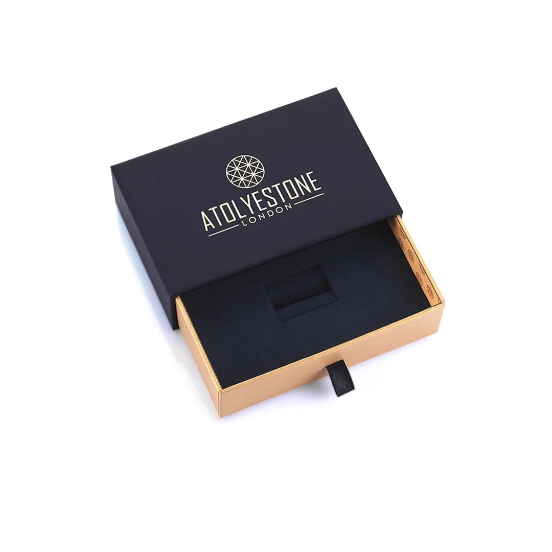Iconic Atolyestone Band Ring - Solid Silver