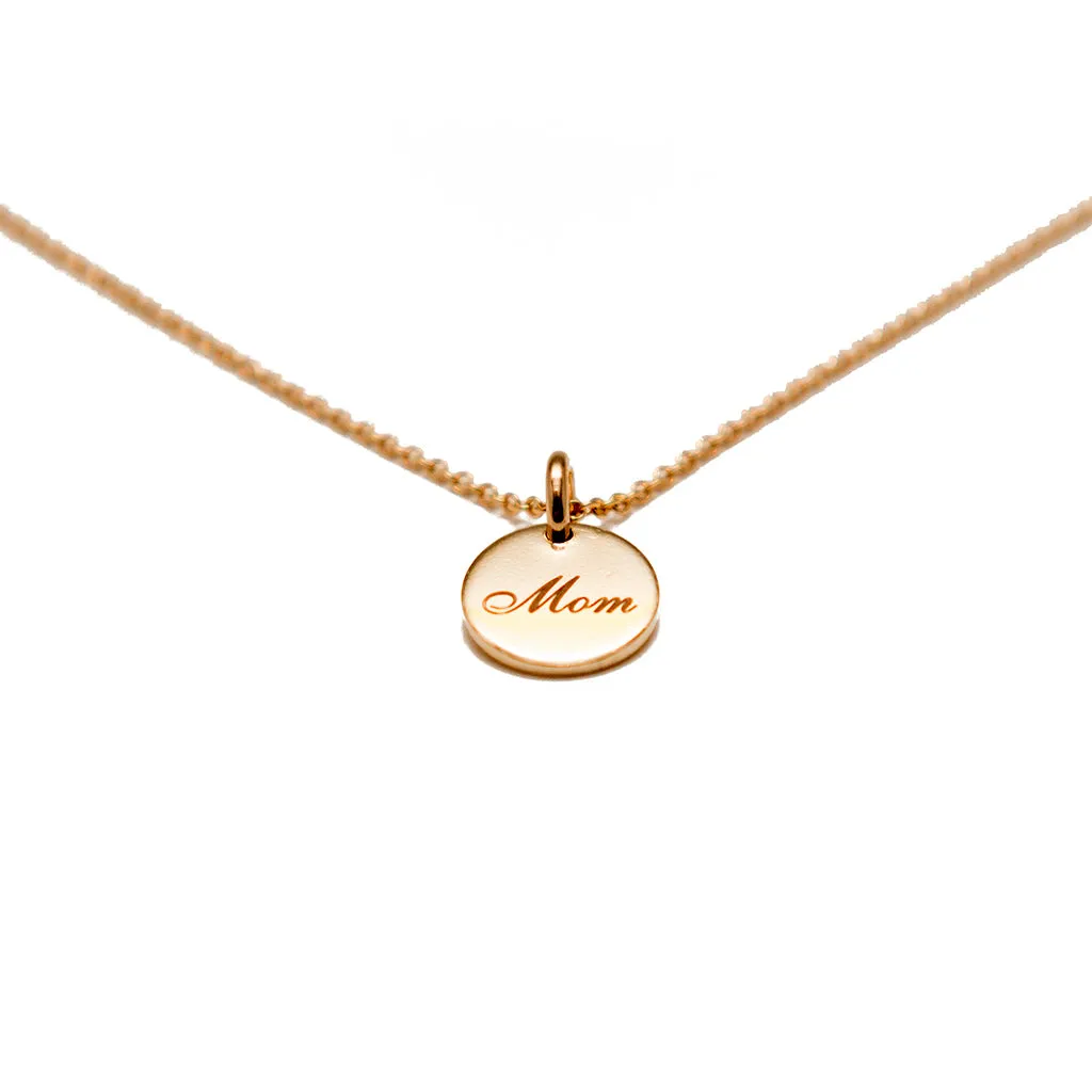 Mom Charm (14K Gold)