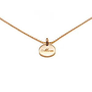 Mom Charm (14K Gold)