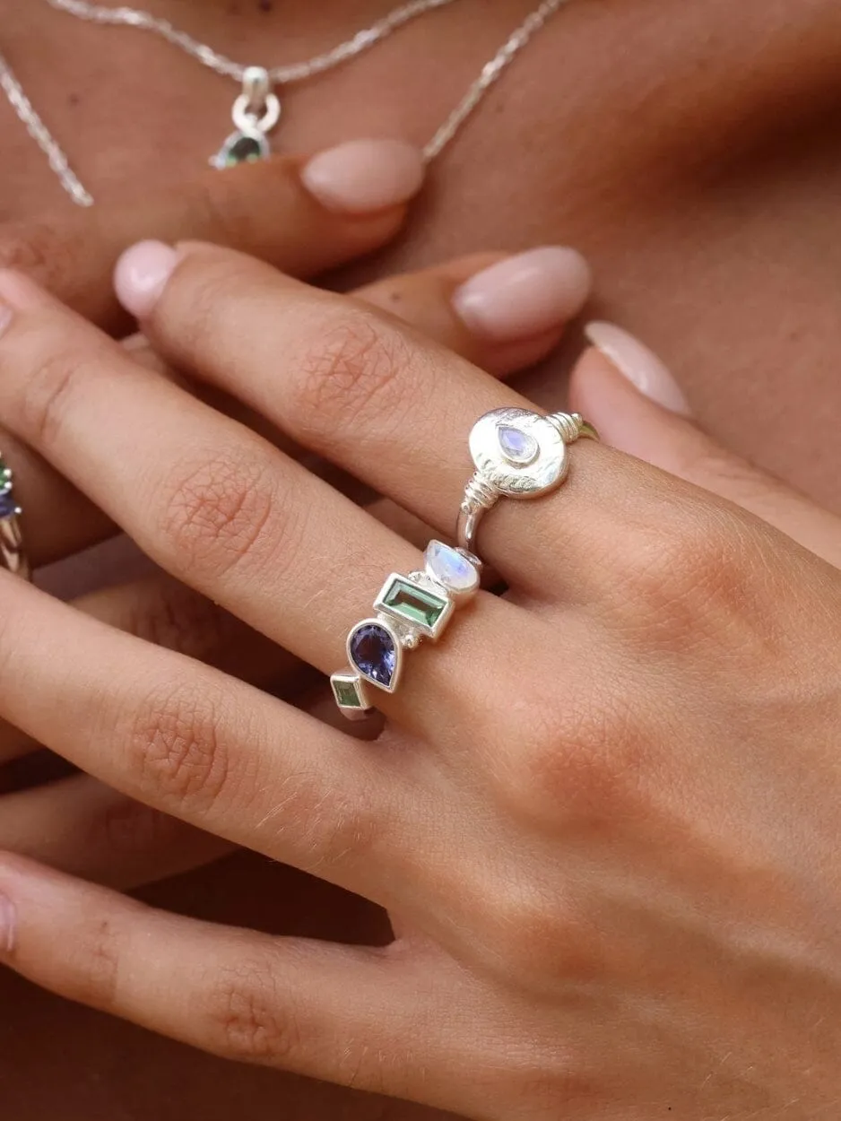 Nova Cluster Ring - Silver