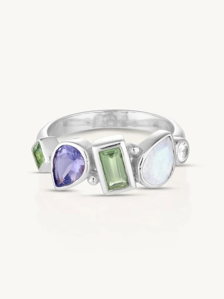 Nova Cluster Ring - Silver