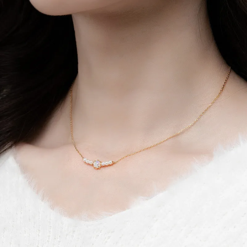 Opal Pearl Necklace