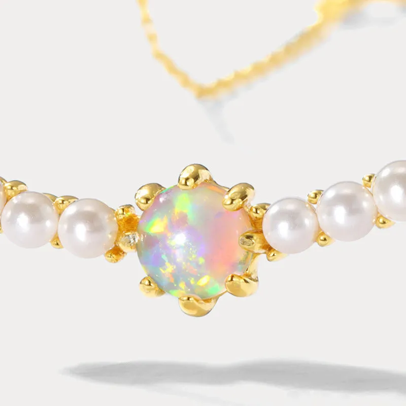 Opal Pearl Necklace