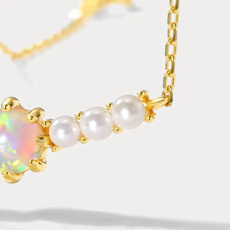 Opal Pearl Necklace