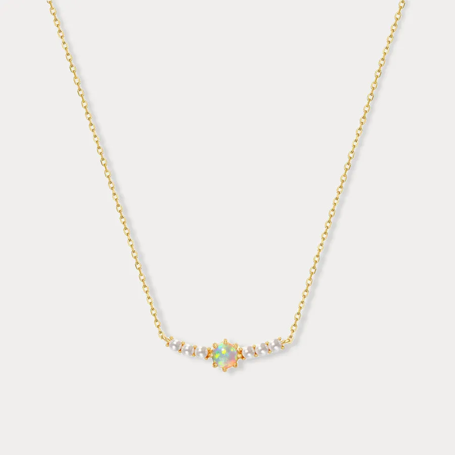 Opal Pearl Necklace