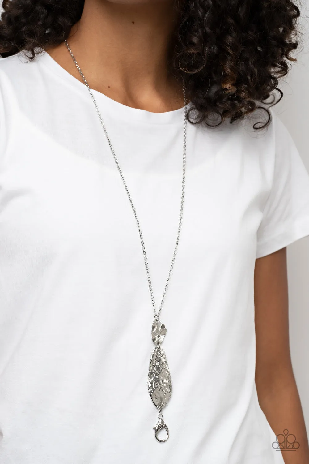 Paparazzi Artisan Abode - Silver Lanyard Necklace