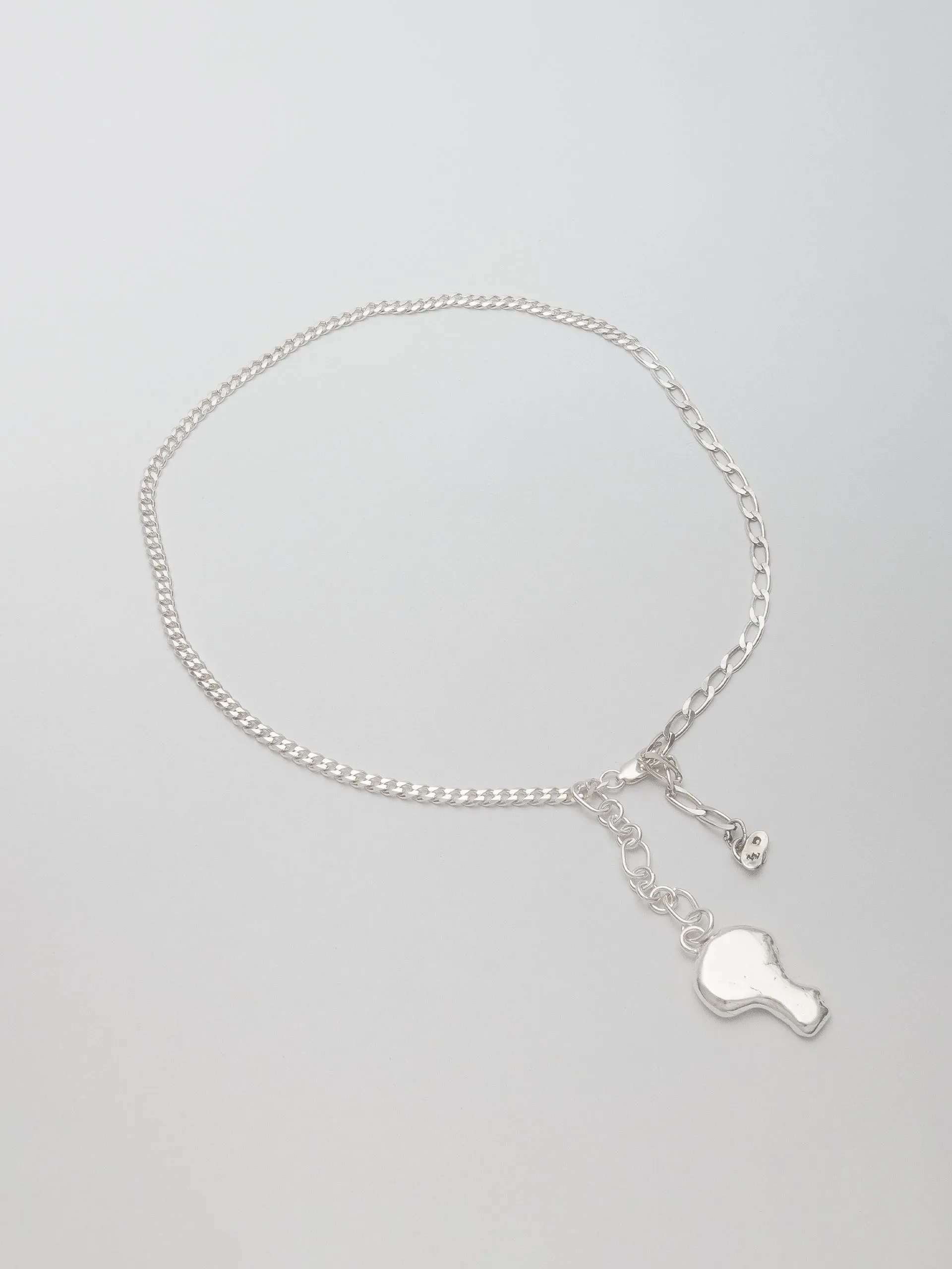 PIECES by The Lair Kinoko Necklace Silver 1/2