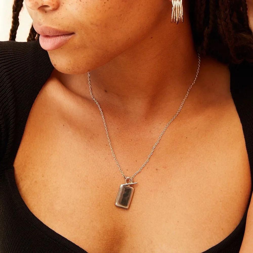 Rectangle Medallion Necklace