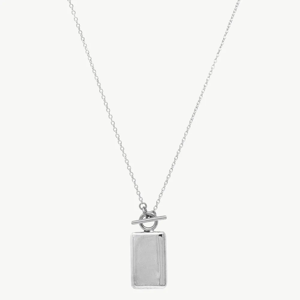 Rectangle Medallion Necklace