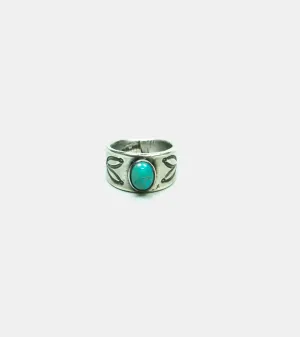Red Rabbit Single Stone Ring #3 U7