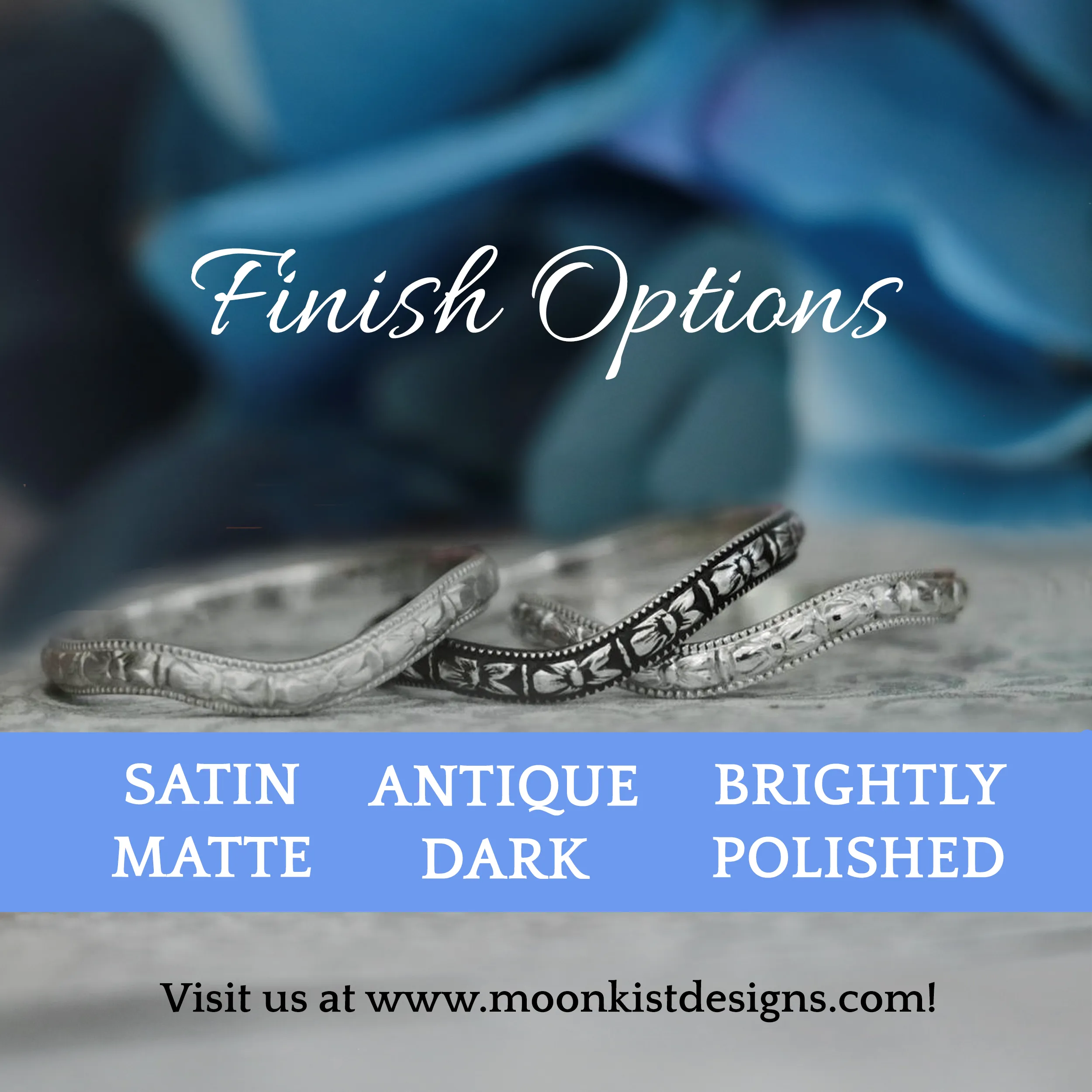 Silver Woodland Fern Wedding Ring | Moonkist Designs