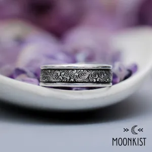 Silver Woodland Fern Wedding Ring | Moonkist Designs