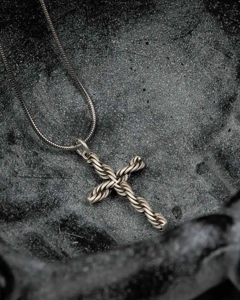 Twisted Cross Necklace