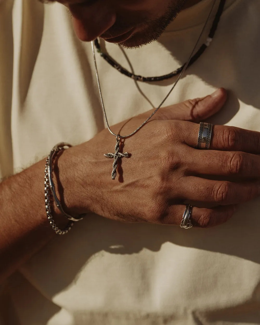 Twisted Cross Necklace