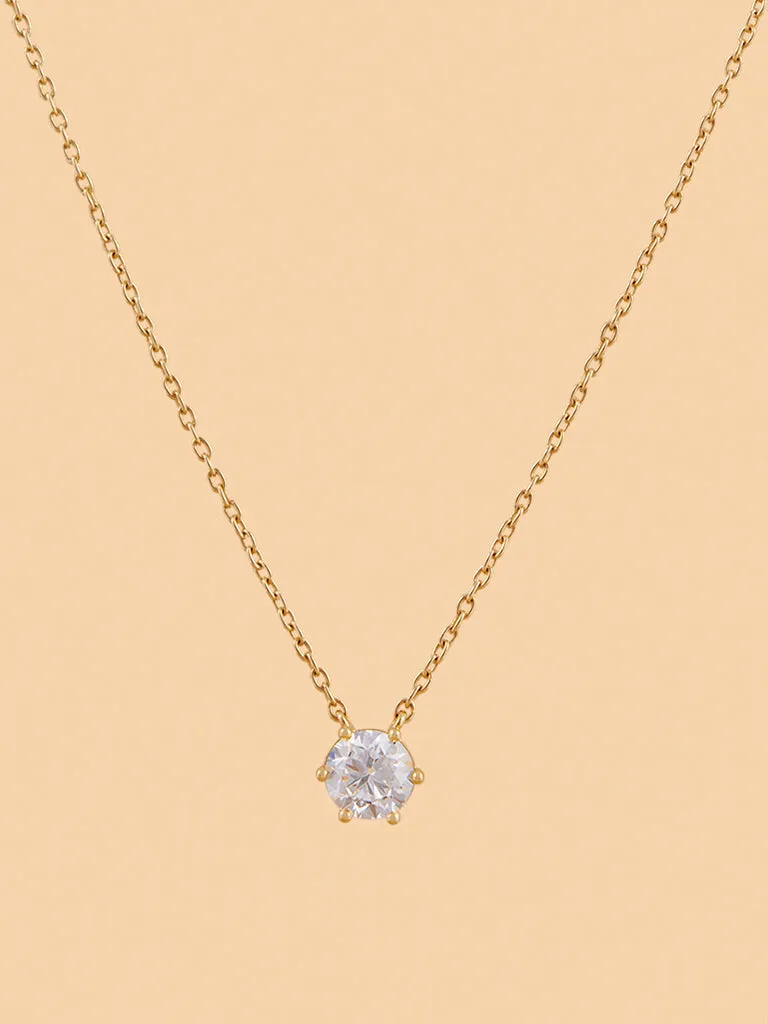 Westside X Pome Classic Lab Diamond Solitaire Necklace