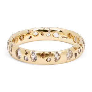 White Confetti Ring - Made to Order